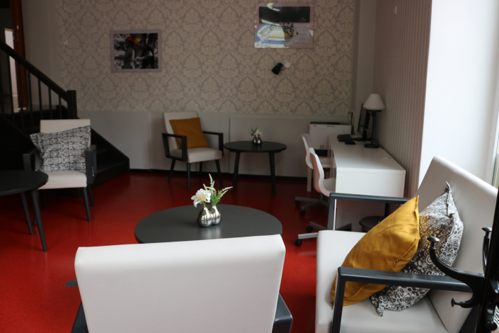 Leseecke der Freizeit- und Begegnungsstätte (FuBs) in Eberswalde – Lebenshilfe Barnim