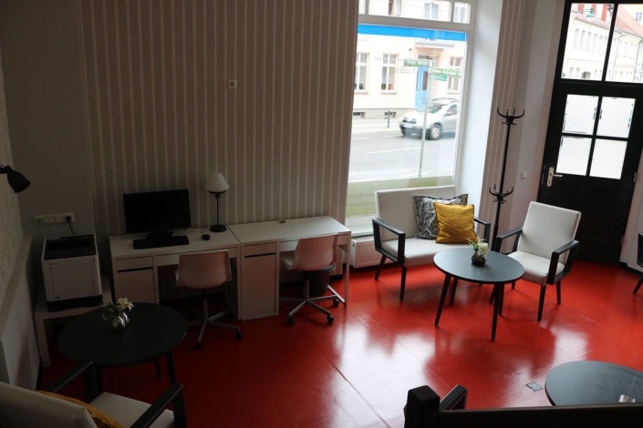 Medienecke der Freizeit- und Begegnungsstätte (FuBs) in Eberswalde – Lebenshilfe Barnim