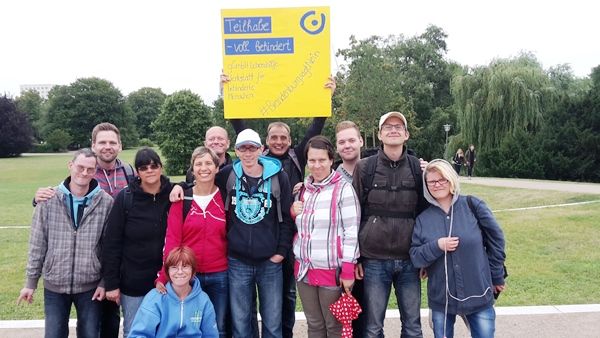 Demonstration in Potsdam